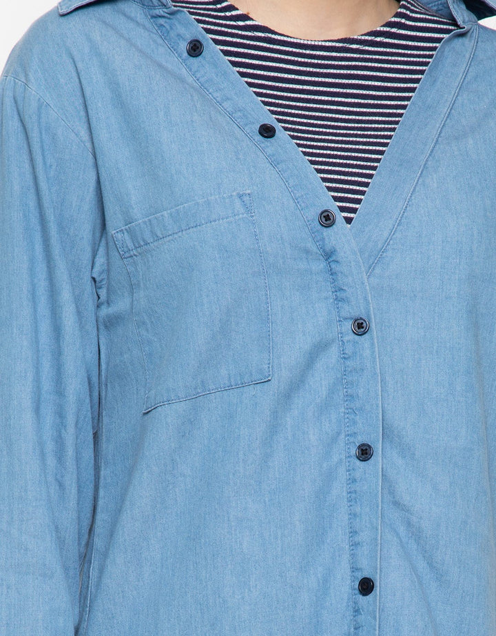 LS CHAMBRAY CLOSED S