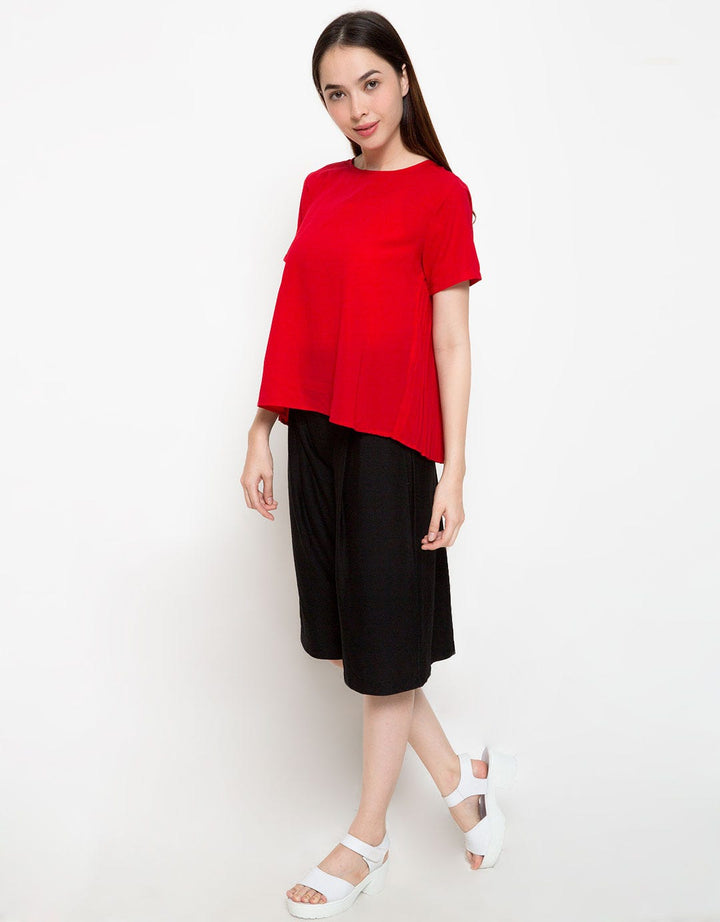 SS RB WP PLEATS BLKG