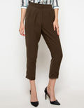 SKINNY CROP POLY ZIP