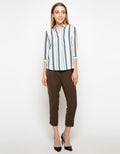 SKINNY CROP POLY ZIP