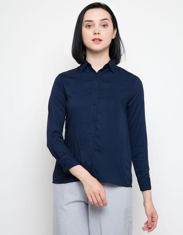 Connexion Kemeja Lengan Panjang Twill