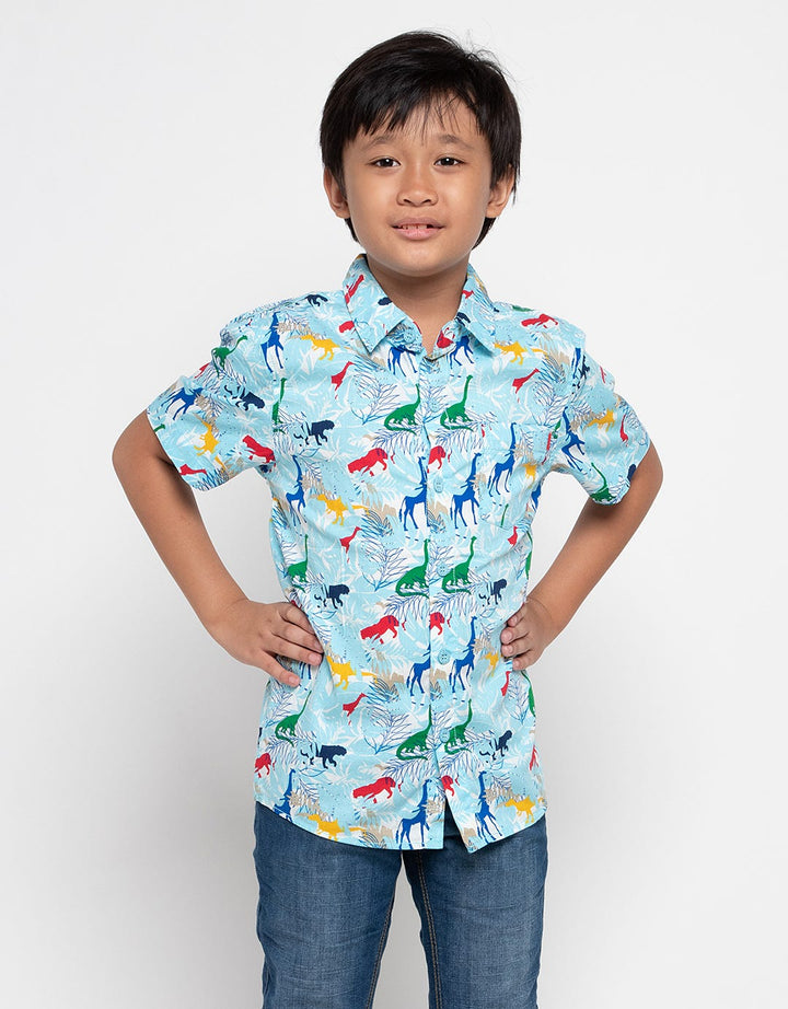 Cool Boy Kemeja SS Full Print Animal