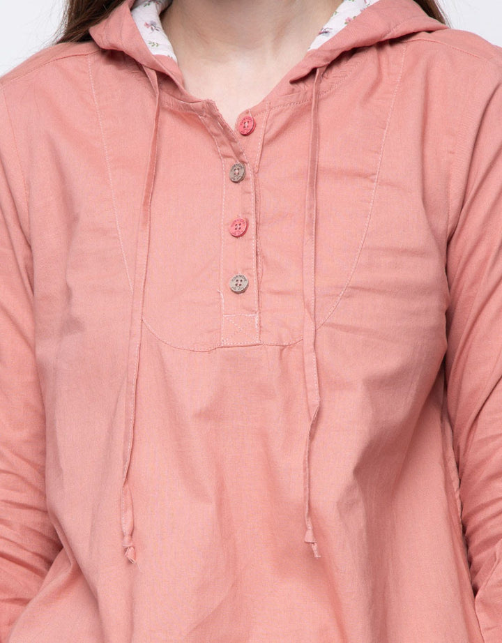 Corniche Charm Hoodie Blouse