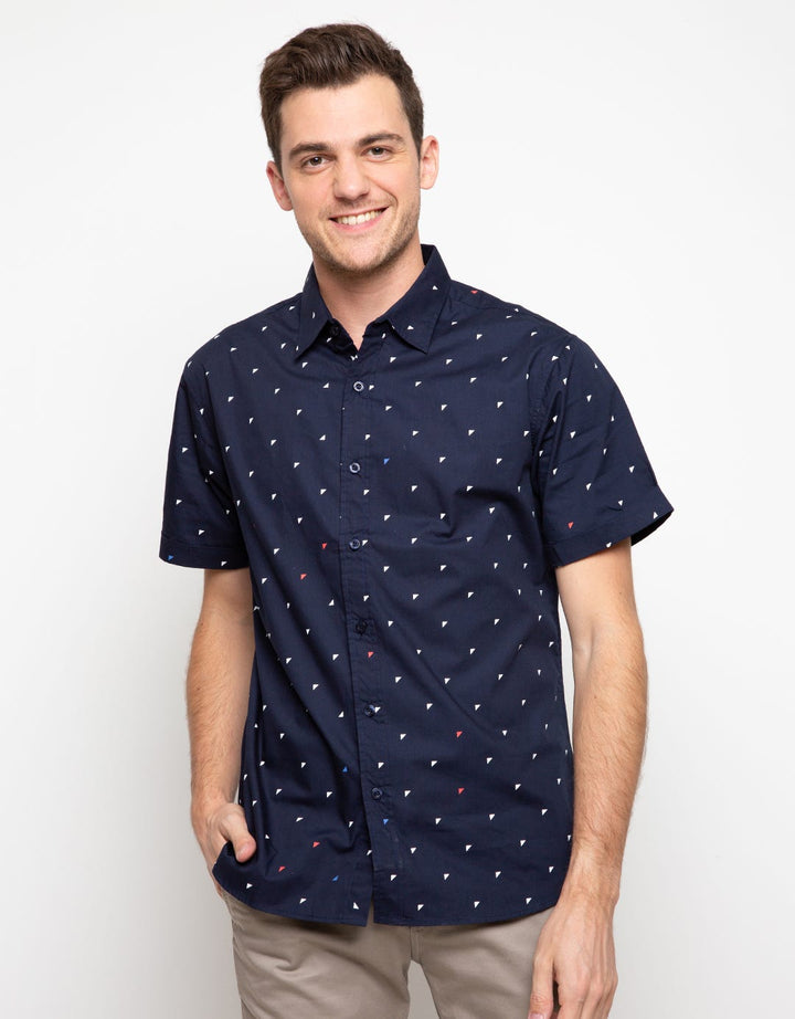 Country Fiesta Triangle Print Shirt Short