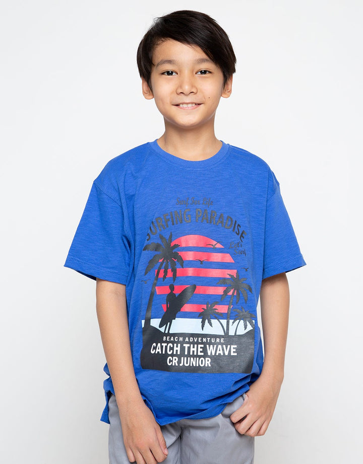 Crocodile Junior Tshirt Detail Print Wording
