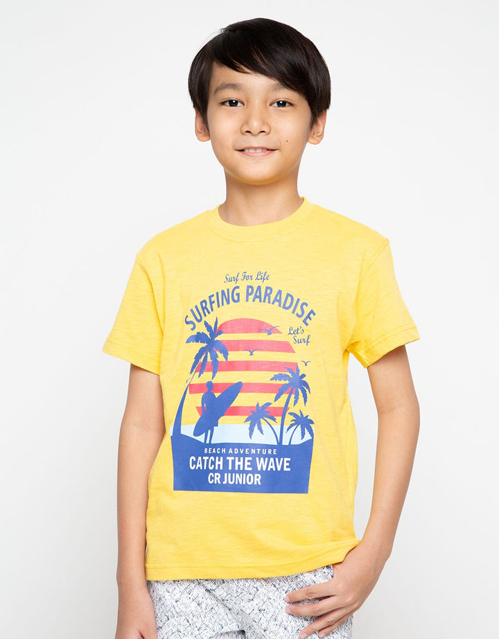 Crocodile Junior Tshirt Detail Print Wording