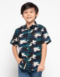 Crocodile Junior Camouflage Printed Shirt