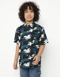Crocodile Junior Camouflage Printed Shirt