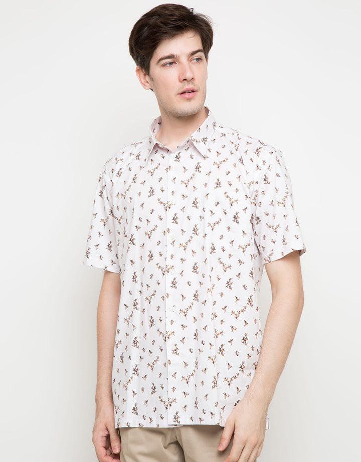 Crocodile Leaf Print Shirt
