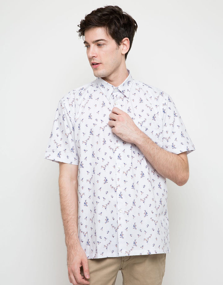 Crocodile Leaf Print Shirt