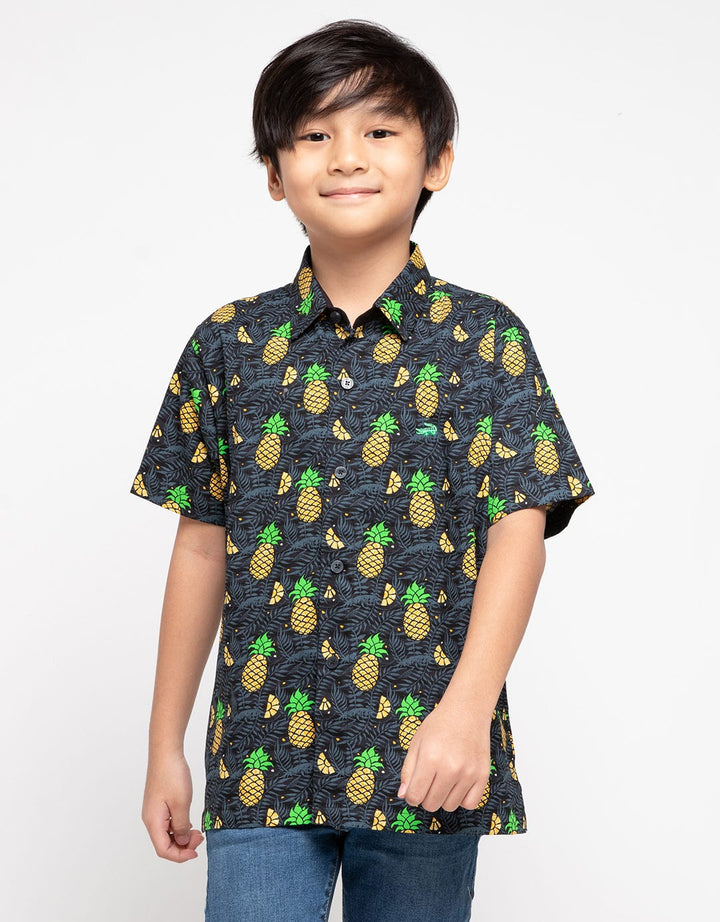 Crocodile Junior Pineapple Printed Shirt