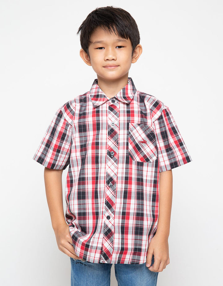 Crocodile Junior Kemeja Print Check