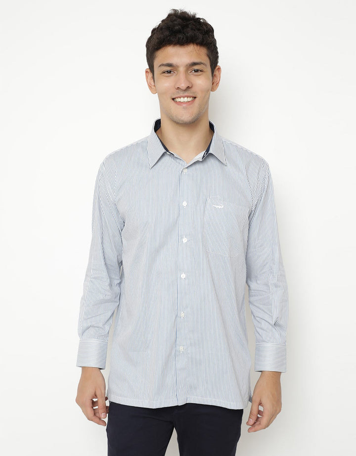 Crocodile Striped Print Shirt