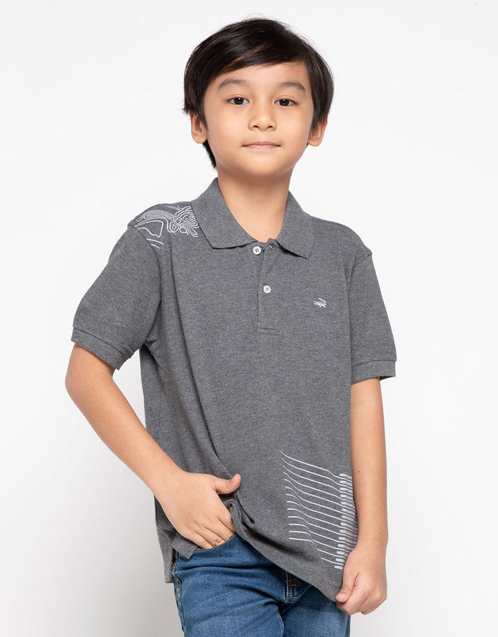Crocodile Junior Polo Shirt Printed Muda