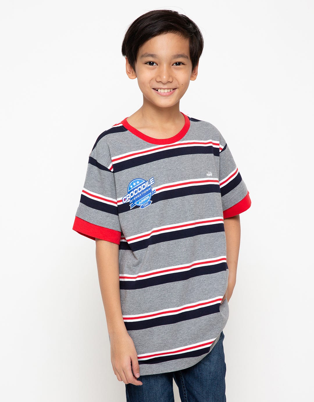 Crocodile Junior T-Shirt Stripe
