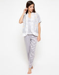 Cynthia Sleepwear Set 3 Flower Leaves