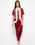 Cynthia Sleepwear Set 3 Flower Leaves