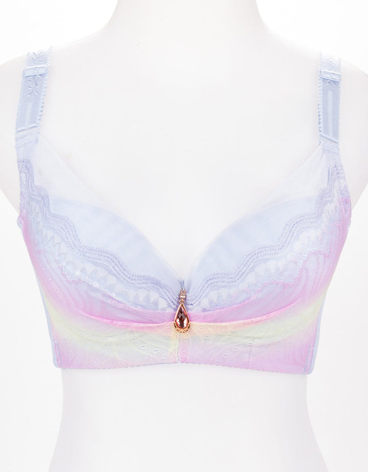 Cynthia Bra Cup Tiga Perempat Detail Rainbow Lace