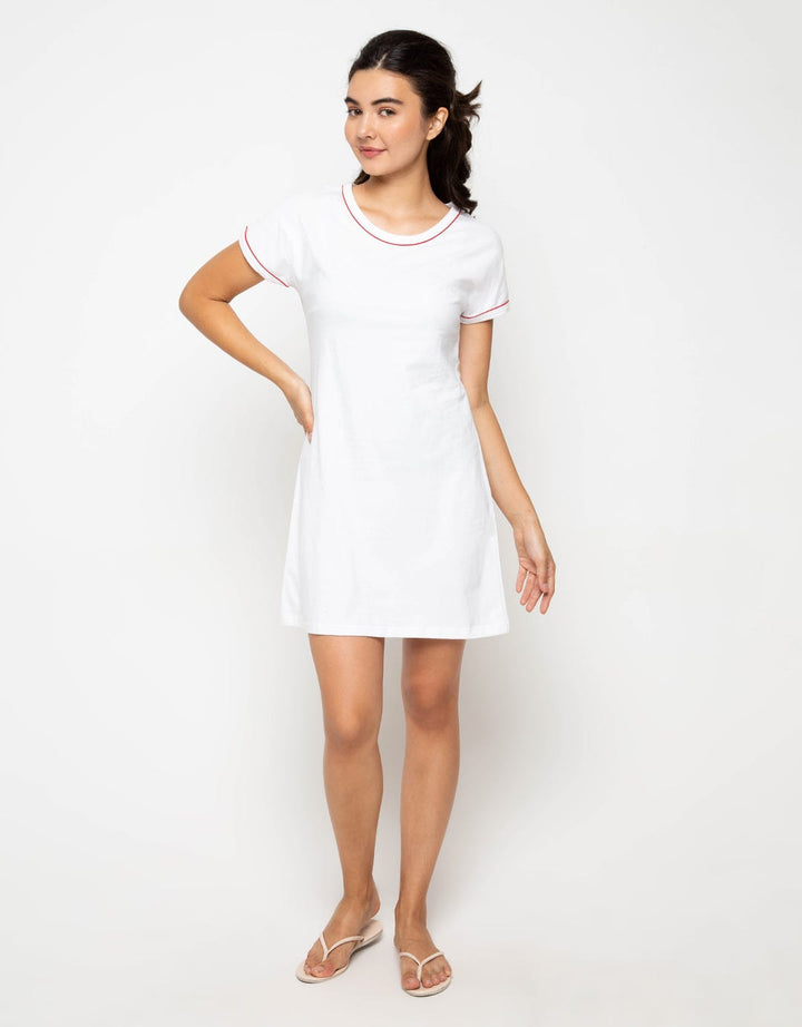 Cynthia Dress Cotton Short Sleeve