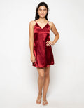 Cynthia Sleepwear Sexy Satin Plain