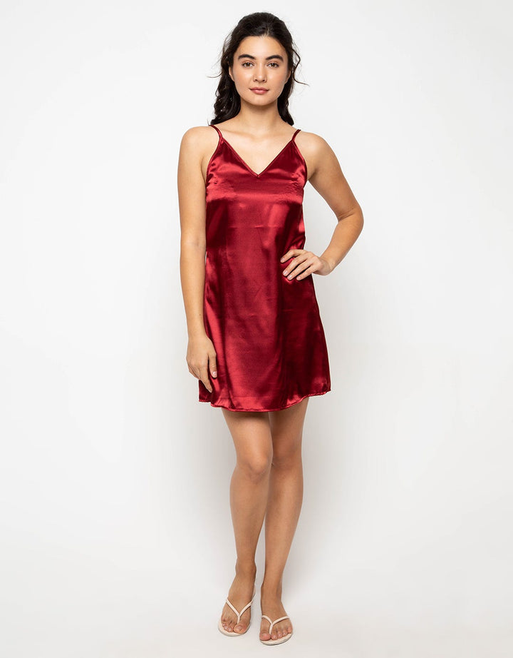 Cynthia Sleepwear Sexy Satin Plain