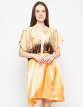 Cynthia Winter Leaves Drawstring Sleepdress