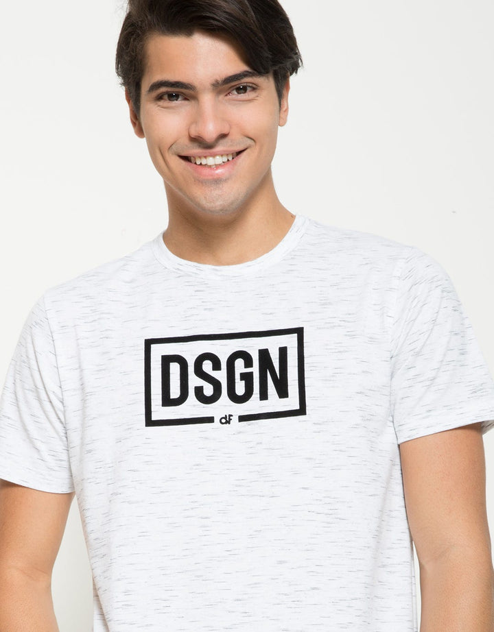 d&f DSGN Flock Print Tee