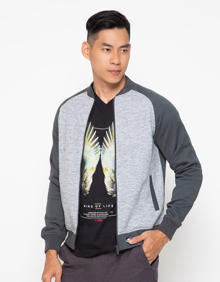 d&f Jaket Pria CVC Raglan Sido