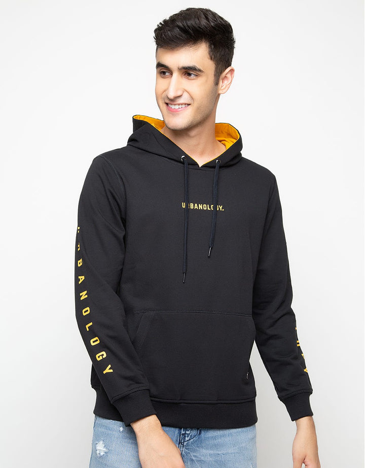 d&f Sweater Hoodie Detail Print Wording