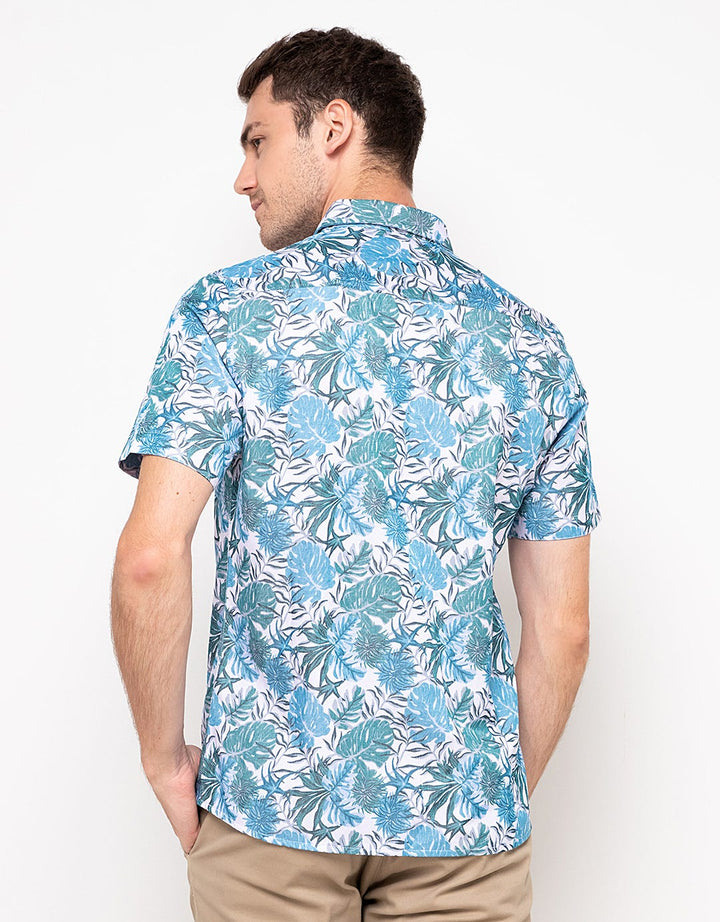 D'Britano Kemeja Lengan Pendek Casual Printing