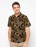 D'Britano Kemeja Lengan Pendek Casual Printing C3H0222056