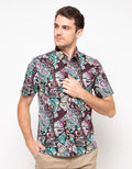 D'Britano Kemeja Lengan Pendek Casual Printing C3H0122026