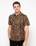 D'Britano Kemeja Lengan Pendek Casual Printing C3H0222056