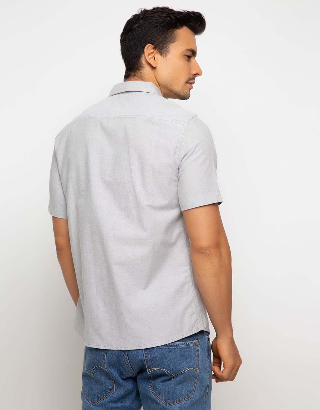 D'Britano Kemeja Lengan Pendek Polos C4H0322068