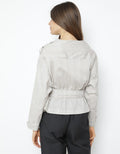 KHAKI JACKET DOBBY T