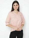 PINK TOP WVN WRITTEN B
