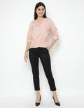 PINK TOP WVN WRITTEN B