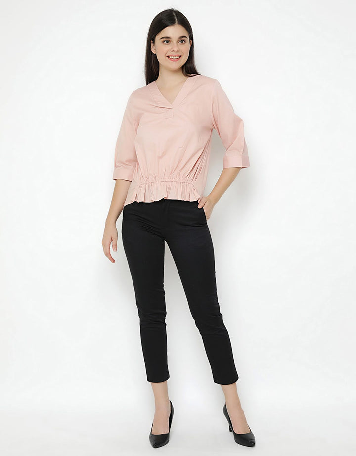 PINK TOP WVN WRITTEN B