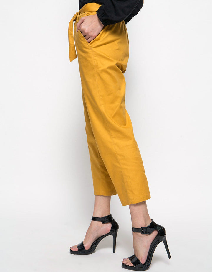 Details Palazzo Pants Tie Tie