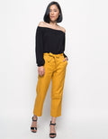 Details Palazzo Pants Tie Tie