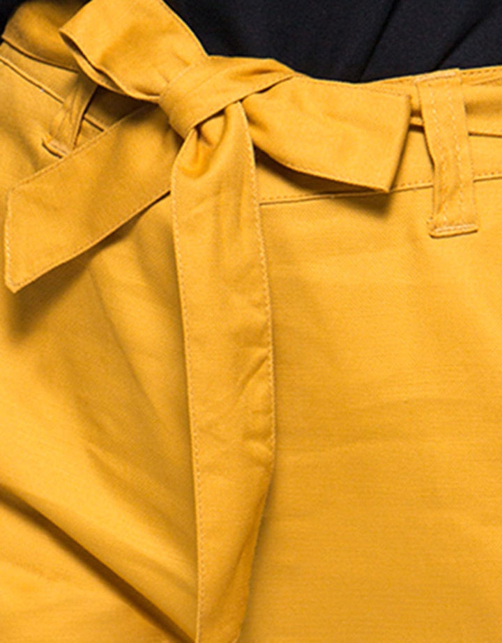 Details Palazzo Pants Tie Tie