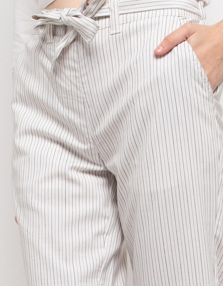 PANTS PALAZZO PINSTR