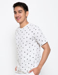 Details Full Printed Bird T-Shirt