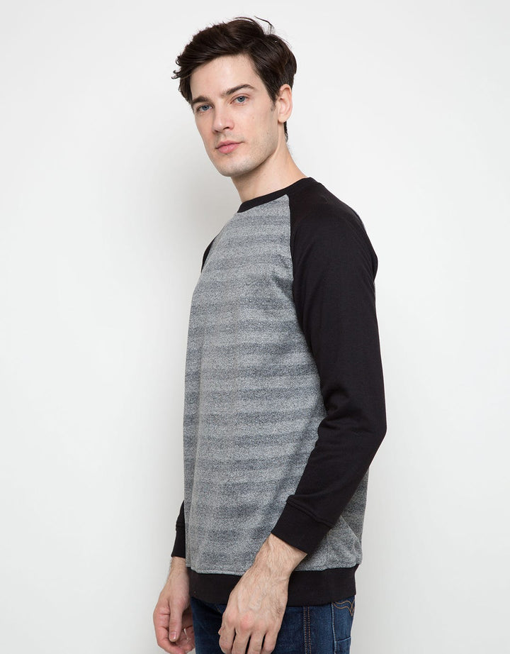 Details Jumper Long Sleeve R Neck Stripe Raglan