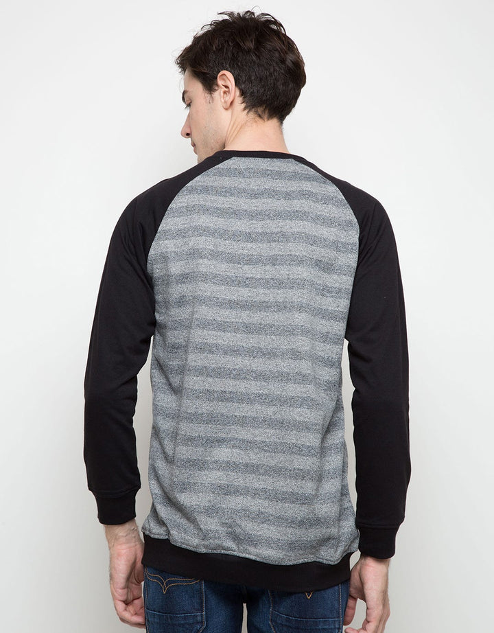 Details Jumper Long Sleeve R Neck Stripe Raglan