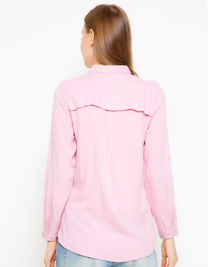 Details Long Sleeve Shirt Rivet