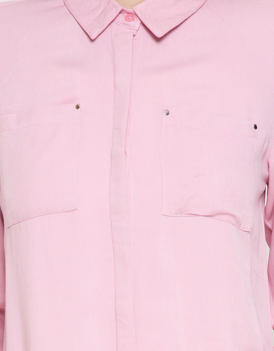 Details Long Sleeve Shirt Rivet