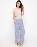 PANTS STR EMB SAKURA