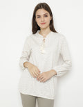 KHAKI TOP KNIT LS PR