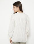 KHAKI TOP KNIT LS PR